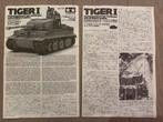 Tamiya Tiger I 1:35, Tank, 1:32 tot 1:50, Ophalen of Verzenden, Zo goed als nieuw
