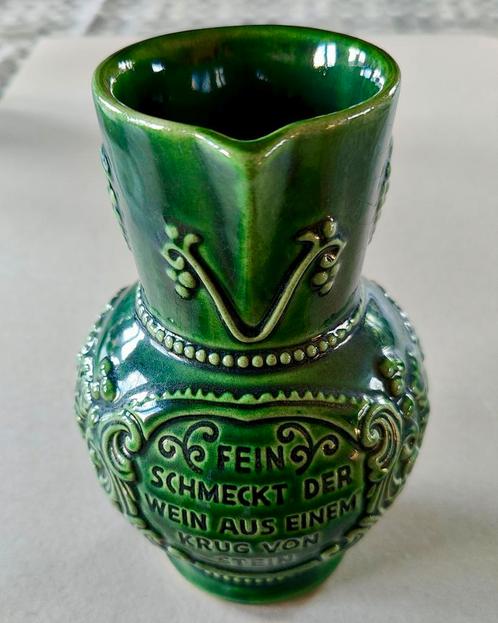 Vintage Groene Duitse wijnkan 0,50 cl .Marzi & Remy, Antiek en Kunst, Antiek | Keramiek en Aardewerk, Ophalen of Verzenden