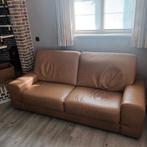 Lederen zetel 220 cm lang 96 cm hoog., Huis en Inrichting, Ophalen, Gebruikt