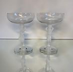 2 naakte vrouw champagne coupes Bayel Frankrijk, Ophalen of Verzenden