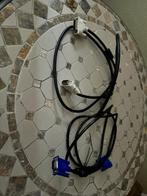 3 câbles VGA pour écran - noir - 1,5 mètre - 10€ par lot, Enlèvement ou Envoi, Neuf