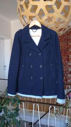 Maison Scotch peacoat jas met vleugje jeans, mt 38-40, Maat 38/40 (M), Blauw, Gedragen, Maison Scotch