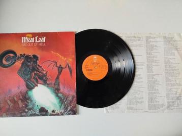 LP Meat Loaf met liedjestekst  beschikbaar voor biedingen