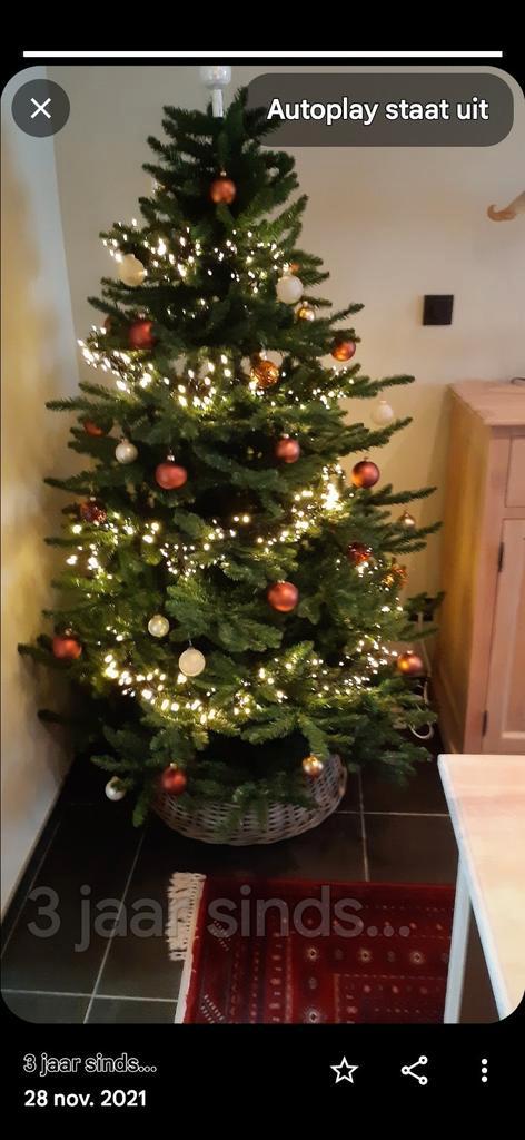 Namaak kerstboom.  200 x 125 cm, Diversen, Kerst, Zo goed als nieuw, Ophalen
