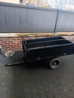 Remorque basculante tracteur tondeuse., Doe-het-zelf en Bouw, Transportwagens, Ophalen