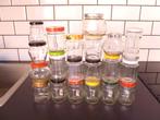 20 Bocaux tout mignon formes variees pour bougie,confiture, Uni, Comme neuf, Verre, Enlèvement