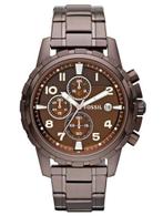 Horloge Fossil, bruin, zeer goede staat, Handtassen en Accessoires, Horloges | Heren, Ophalen, Staal, Staal