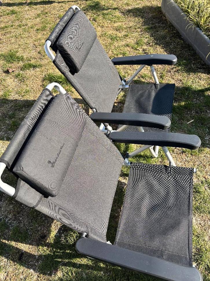 Isabella set (Stoelen, strandstoelen, en voetbankjes), Caravans en Kamperen, Kampeermeubelen, Gebruikt, Campingstoel, Ophalen