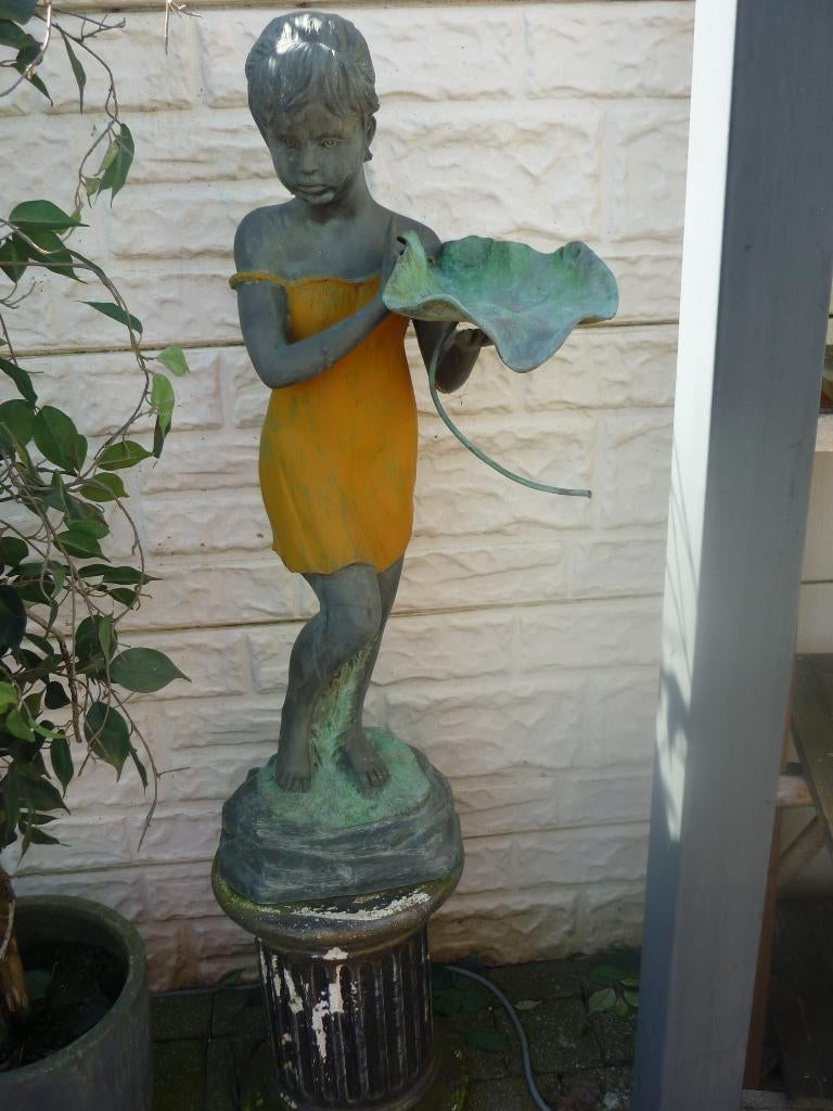 groot bronze beeld, Antiek en Kunst, Antiek | Brons en Koper, Brons, Ophalen