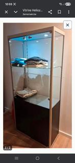 Vitrine Helioz avec LED, Maison & Meubles, 25 à 50 cm, Comme neuf, 50 à 100 cm, Métal