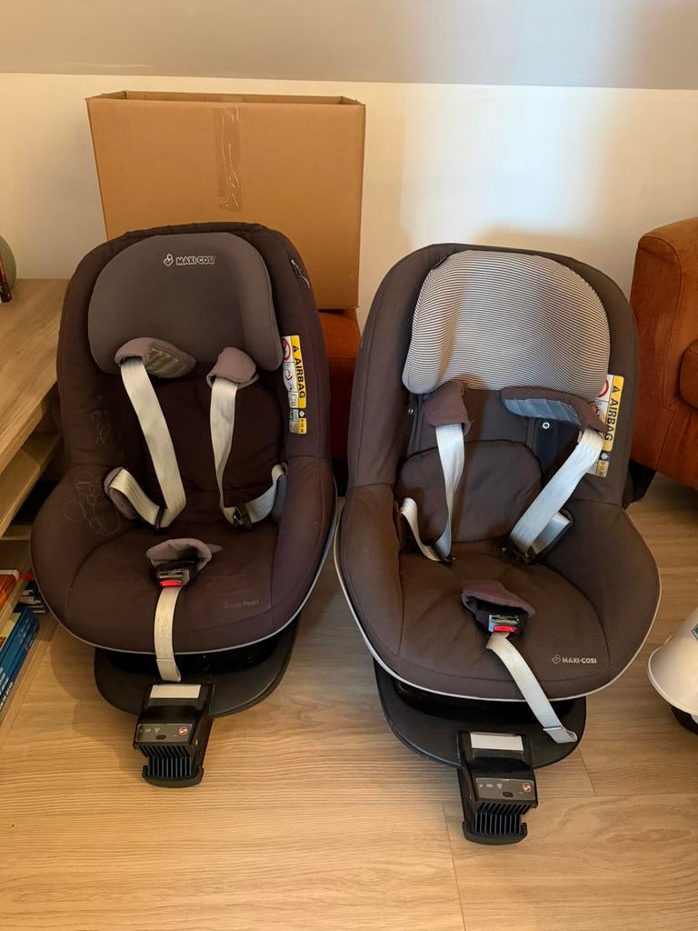 2 x Maxi Cosi 2 Way Pearl autostoel met basis, Ophalen, Gebruikt, Maxi-Cosi, Isofix