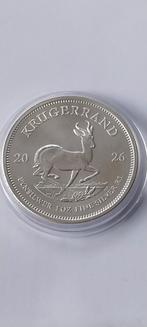 Krugerrand 2026 en argent de 1 once à prix fixe, Timbres & Monnaies, Métaux nobles & Lingots, Enlèvement ou Envoi, Argent