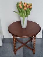 Antieke bijzettafel met gedraaide poten –Jacobean Revival, Ophalen, Hout