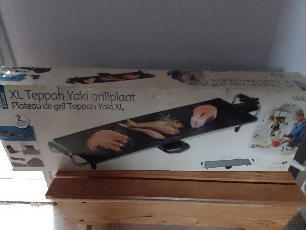Teppanyaki xxl, Ophalen, Zo goed als nieuw, Tafelgrill