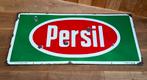Emaille reclamebord Persil 1950, Verzamelen, Ophalen, Zo goed als nieuw, Reclamebord