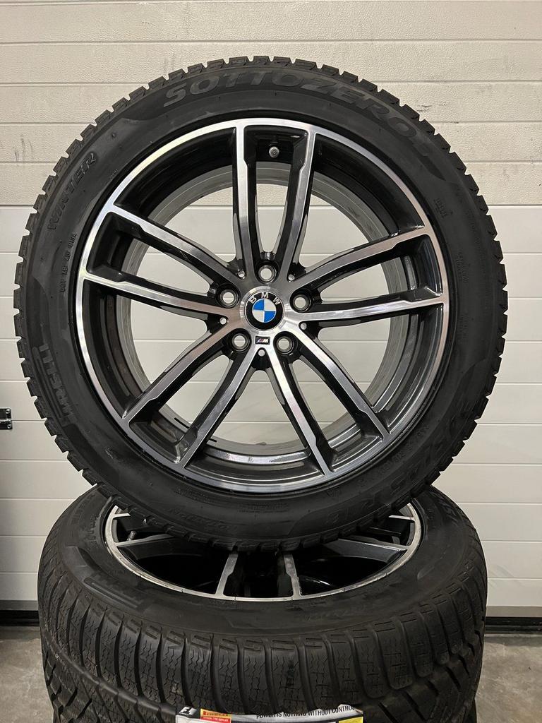 NIEUW 18’’ BMW 5 SERIE G30 G31 VELGEN WINTERBANDEN ORIG RFT, 18 inch, -, -, Banden en Velgen