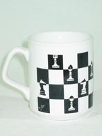 Schaakbord Mok / Chess Mug ️ – Uniek Design – Tams – Made i, Enlèvement ou Envoi, Céramique, Utilisé, Autres styles