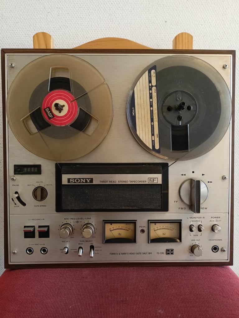 Magnétophone Sony TC 378 bobine à bobine, Enlèvement ou Envoi