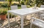 Kwalitatieve tuintafel aluminium (210 x 90 cm), Tuin en Terras, Ophalen, Gebruikt, Eettafel, 6 zitplaatsen
