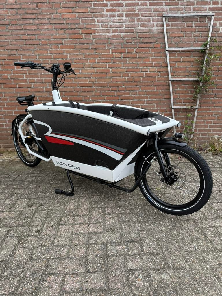 Urban Arrow performance line Bosch middenmotor Topstaat!!, Huif, Zo goed als nieuw, 2 kinderen, Ophalen