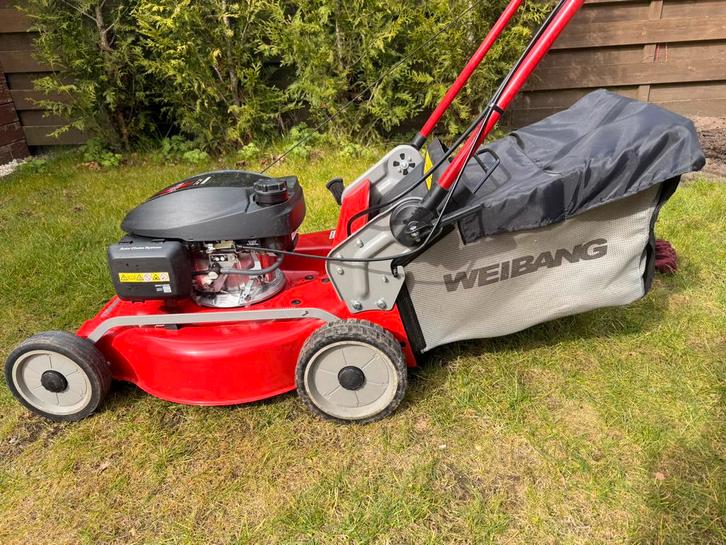Grasmaaier met Honda motor (2025, 53cm), Tuin en Terras, Grasmaaiers, Zo goed als nieuw, Benzine-grasmaaier, 50 cm of meer, Mulchfunctie