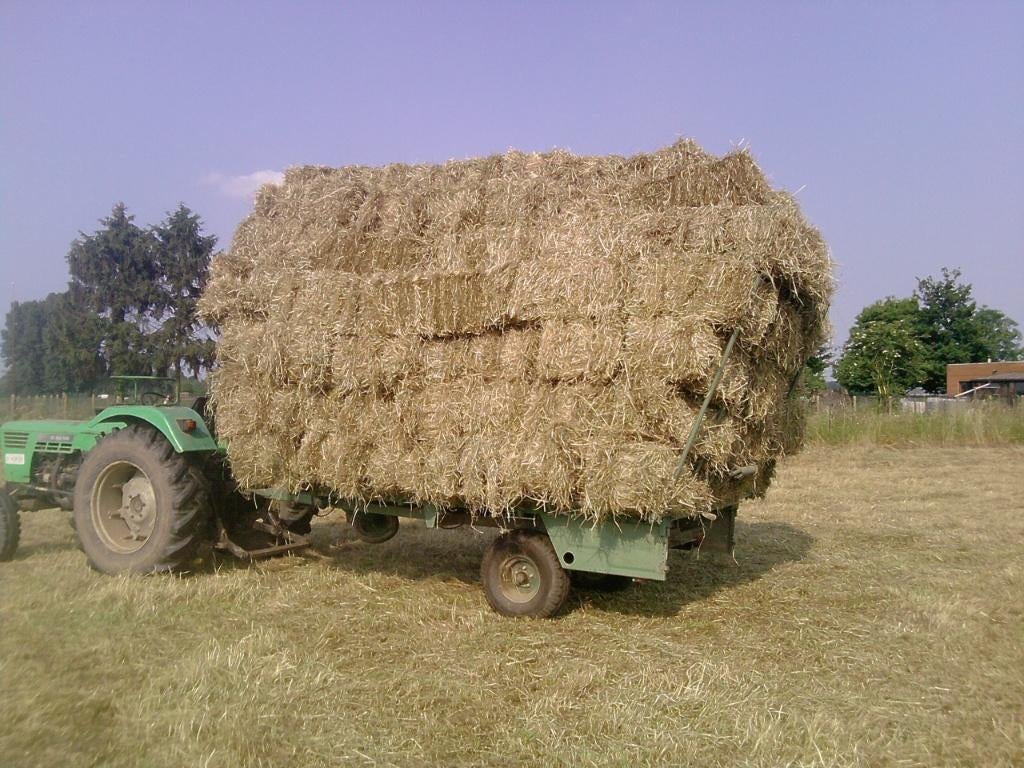 Kleine Balen Hooi te koop, Ophalen