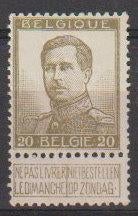 België 1912 nr. 124, Postzegels en Munten, Verzenden, Niet gestempeld