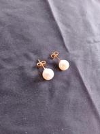 Parel oorbellen 18 karaat goud, Ophalen, Goud, Goud