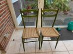 2 rieten stoelen, Tuin en Terras, Ophalen