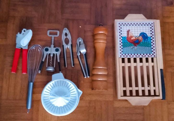 keukengerief / 8 stuks (alles samen 5 €), Maison & Meubles, Cuisine | Ustensiles de cuisine, Comme neuf, Enlèvement