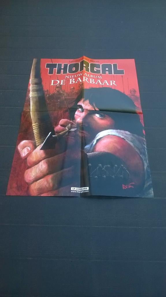 Strips: Poster Thorgal, Boeken, Rosinski-Van Hamme, Eén stripboek, Nieuw, Ophalen of Verzenden