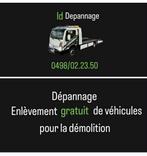 Dépannage remorquage Démolition, Tickets en Kaartjes