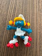 Figurine Schtroumpfette patins à roulettes 1980, Enlèvement ou Envoi, Utilisé, Schtroumpfette, Poupée, Figurine ou Peluche