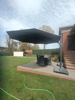 zweefparasol +- 3m tot 3.5m volledig open, Tuin en Terras, Parasols, Ophalen, Verstelbaar, Gebruikt, Zweefparasol