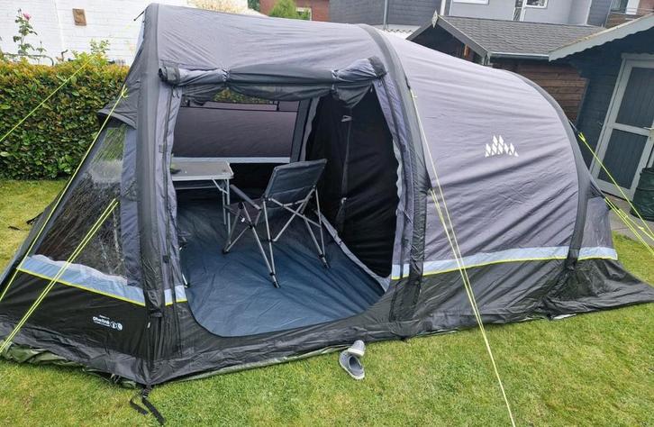 Tente rechargeable Obelink Summer 4 XL Easy Air Cooldark, Caravanes & Camping, Tentes, jusqu'à 4, Neuf, Enlèvement