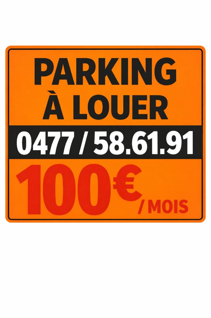 Emplacement parking à louer Uccle Calvoet, Immo, Garages & Places de parking, Bruxelles