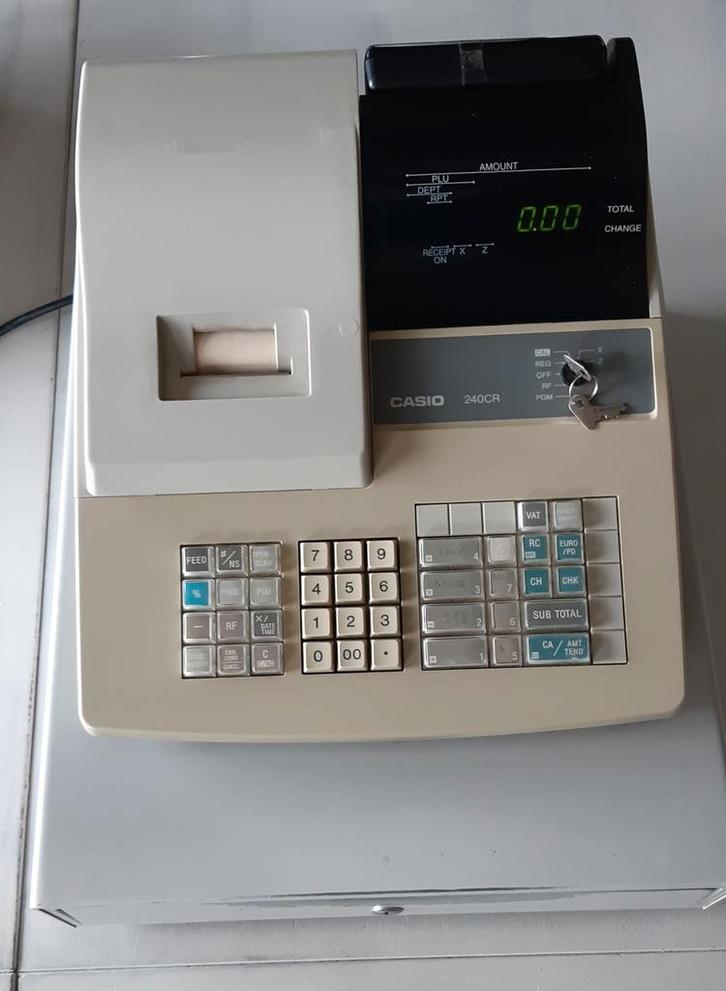 Casio 240CR kassa, Zakelijke goederen, Kantoor en Winkelinrichting | Kassa's en Betaalsystemen, Ophalen