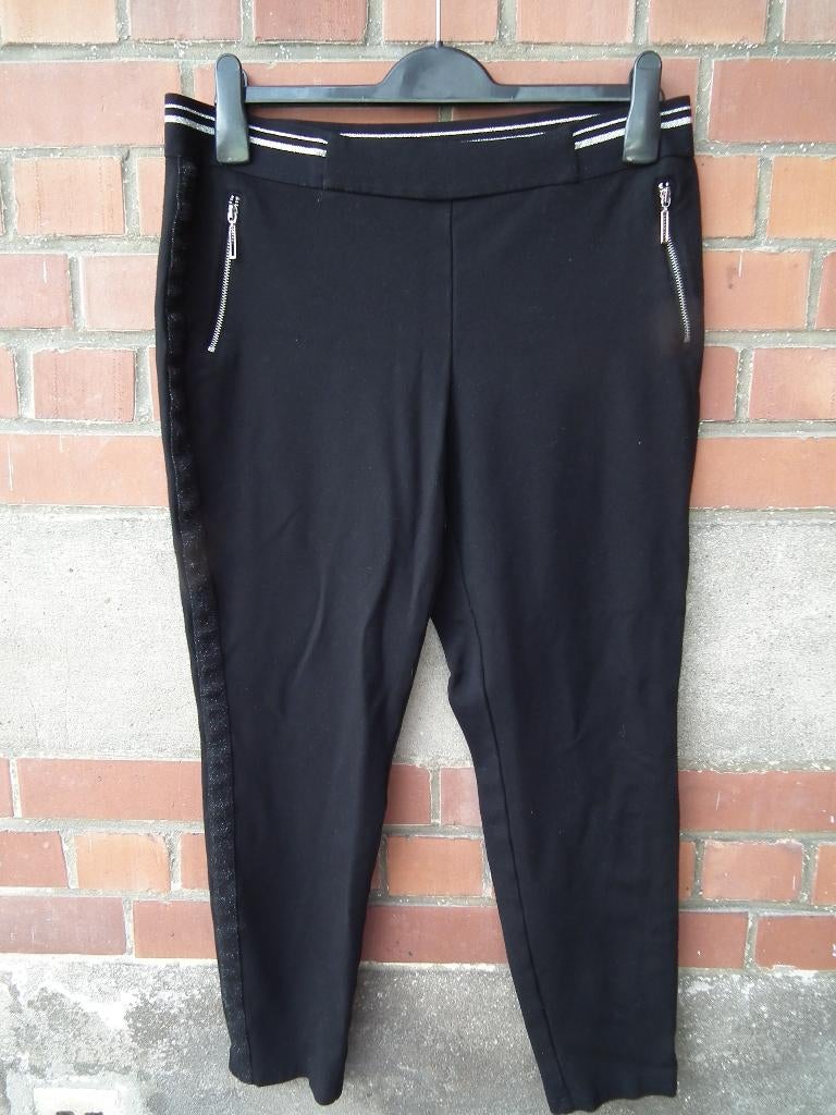 Zwarte damesbroek, maat 44/46 (C&A), Verzenden, Zwart, Maat 46/48 (XL) of groter, Lang