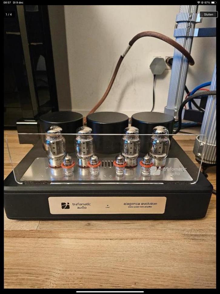 Trafomatic Evolution Elegance, TV, Hi-fi & Vidéo, Amplificateur à lampes, Enlèvement