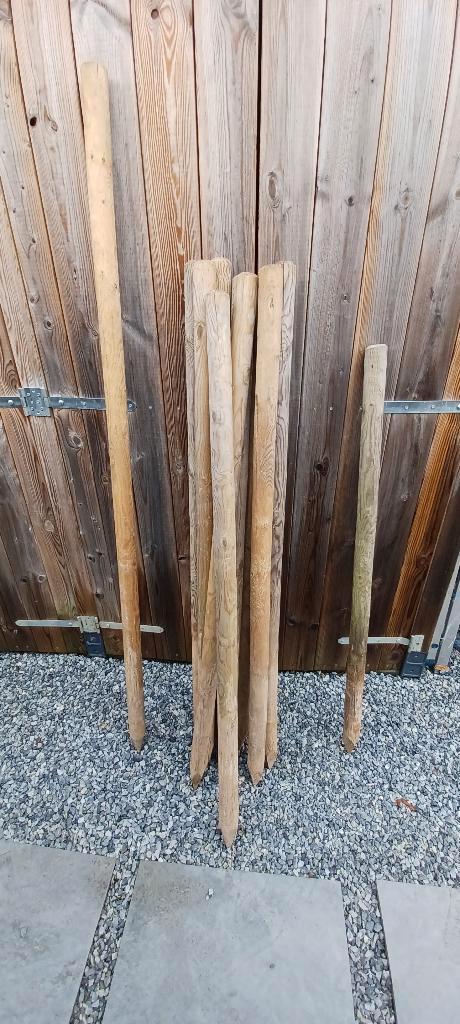 Tuinpalen, Jardin & Terrasse, Poteaux, Poutres & Planches, Utilisé, Poteaux, Enlèvement