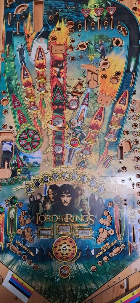 Speelveld lotr, Ophalen