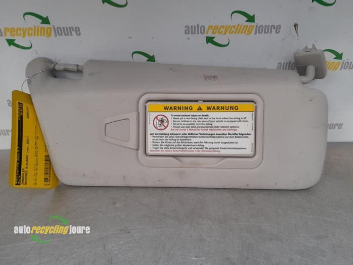 Zonneklep van een Mercedes B-Klasse, Auto-onderdelen, Interieur en Bekleding, Mercedes-Benz, Gebruikt, 3 maanden garantie