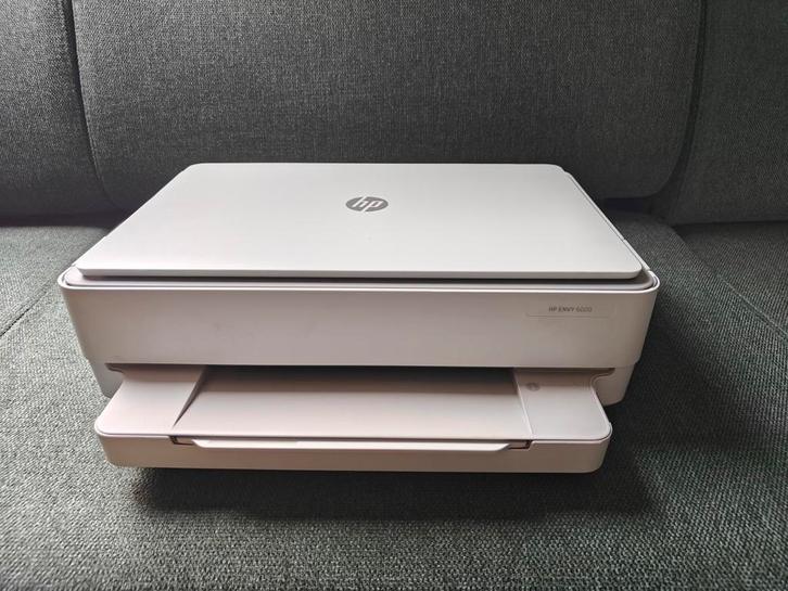 Printer HP Envy 6020, Computers en Software, Printers, Gebruikt, All-in-one, Kleur printen, Kopieren, Scannen, Zwart-en-wit printen