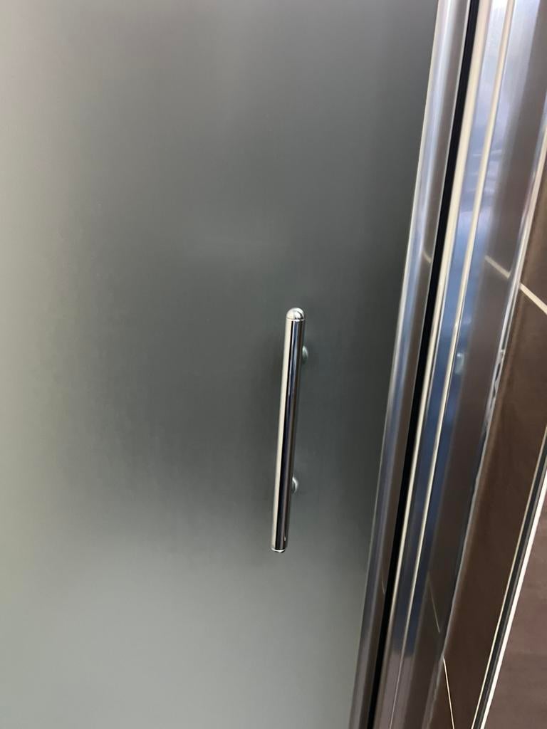 Douche deur en douche bak en thermostatische  kraan, Ophalen, Zo goed als nieuw