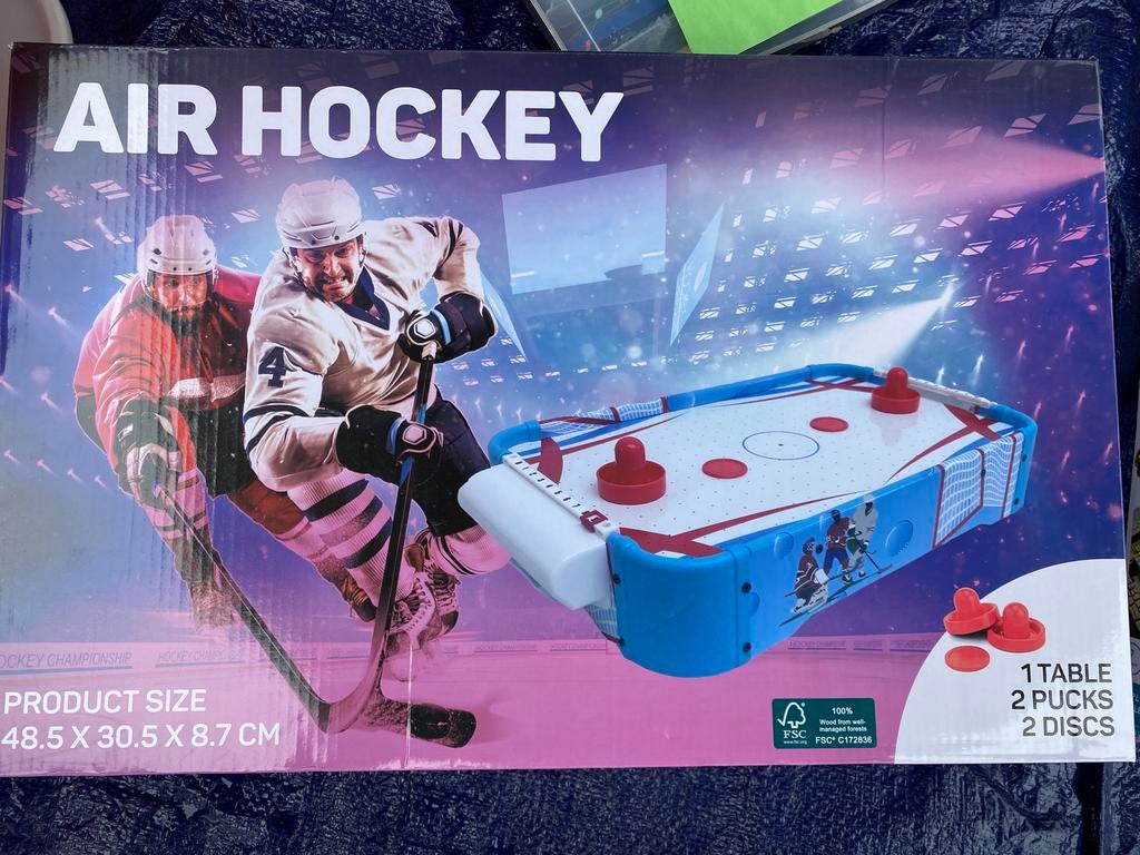 Air hockey nieuw!, Ophalen, Nieuw
