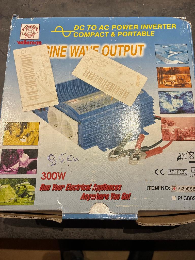 power inverter, Ophalen, Zo goed als nieuw