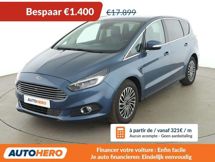 Ford S-Max 2.0 TDCi EcoBlue Titanium (automatique), Autos, Ford, Achat, S-Max, ABS, Régulateur de distance, Airbags, Air conditionné