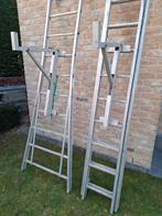 2 crochets d'échelle en aluminium, Bricolage & Construction, Échafaudages, Enlèvement, Utilisé, Échafaudage de façade