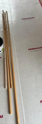 Gordijnroedes en gordijnen te koop., Ophalen, Gebruikt, Grijs