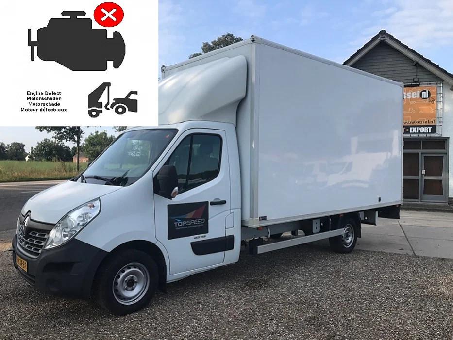 Renault Master 2.3 dCi 145 Euro 6 Bakwagen Koffer MOTOR SCHA, Voorwielaandrijving, Stof, Gebruikt, 4 cilinders
